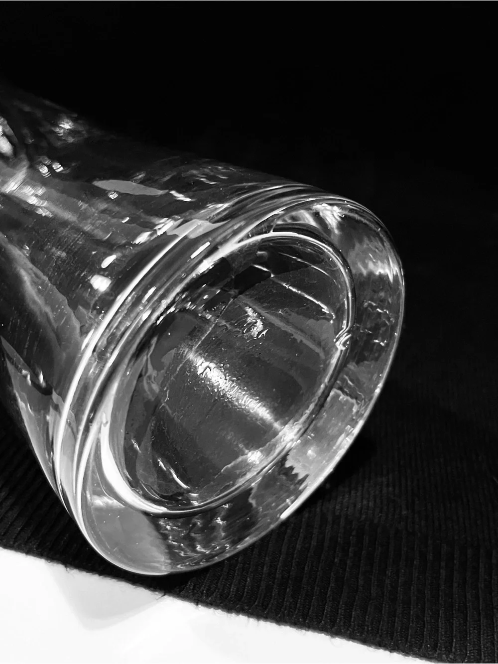 Vintage Rare Find MCM Glass Martini Pitcher 11”